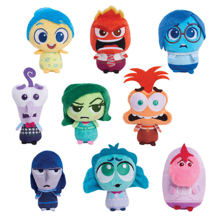 Pack De 24 Unidades - Capsula Sorpresa Llavero Peluche Del Reves 2 Disney Pixar 8cm Surtido