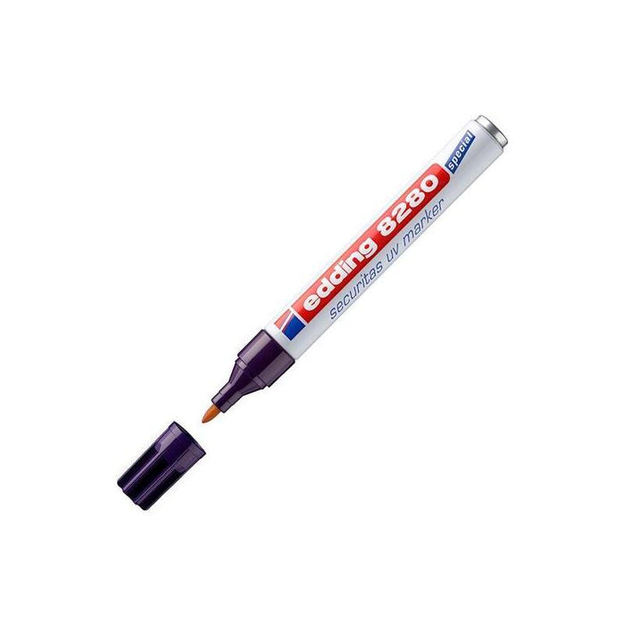 Pack De 24 Unidades Edding Marcador De Seguridad Ultravioleta Permanente Punta Redonda