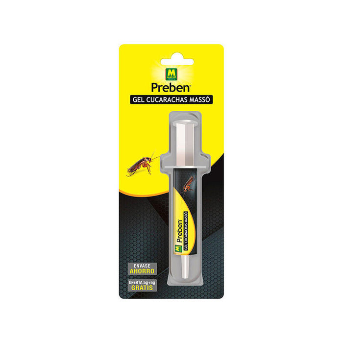Pack De 3 Unidades - Jeringa Con Gel Para Cucarachas 10g. Preben 231449 Massó