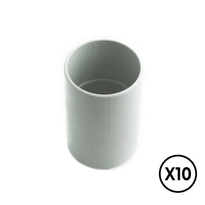 Pack De 3 Unidades - Manguito Gris Ø 25 Mm, 10 Unidades