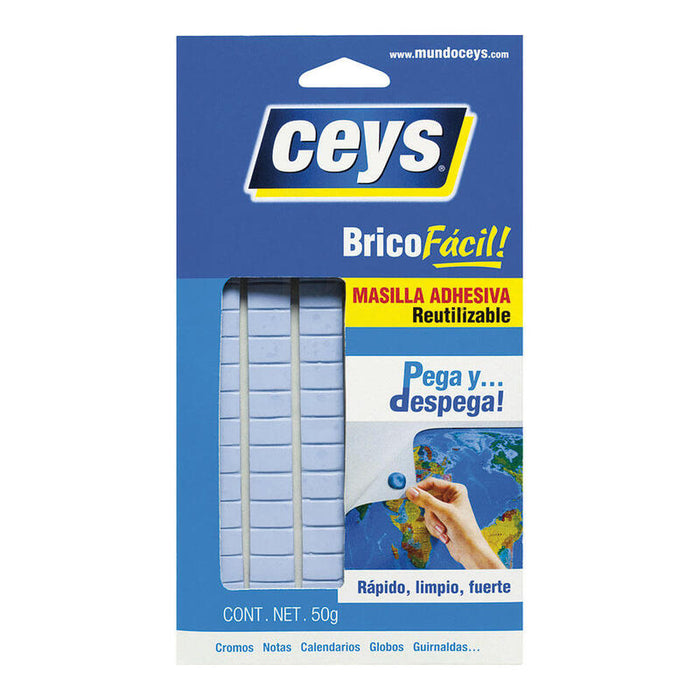 Pack De 3 Unidades - Masilla Adhesiva Reutilizable 50 G