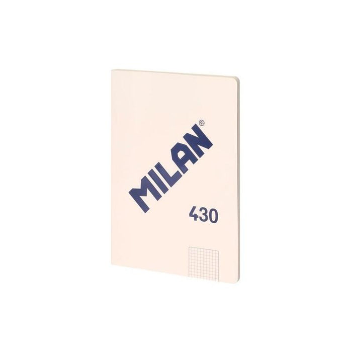 Pack De 3 Unidades Milan Libreta Encolada A4 48h Papel 95gr Cuadriculado Serie 1918 Beige