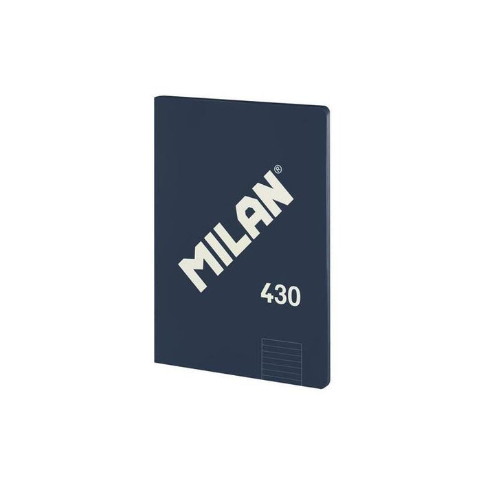 Pack De 3 Unidades Milan Libreta Encolada A4 48h Papel 95gr Pautado 1 Línea 7mm Serie 1918 Azul