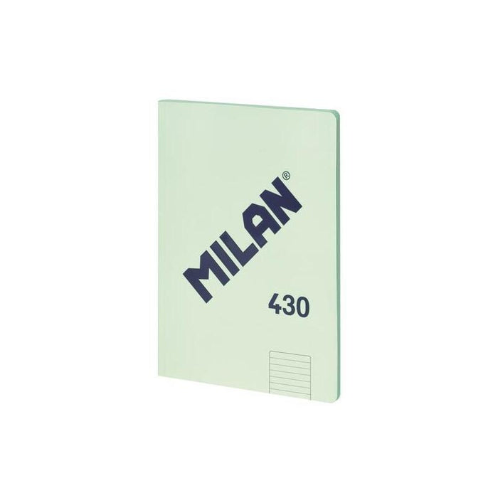 Pack De 3 Unidades Milan Libreta Encolada A4 48h Papel 95gr Pautado 1 Línea 7mm Serie 1918 Verde