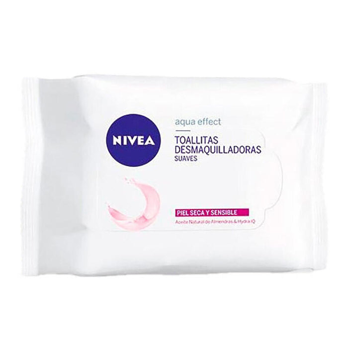 Pack De 3 Unidades - Toallitas Desmaquillantes Nivea 'Piel Seca Y Sensible' 25 Unid.