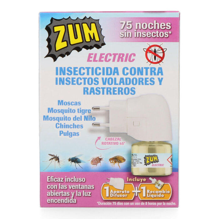 Pack De 3 Unidades - Zum Insecticida Electrico Aparato+ Recambio T-1001