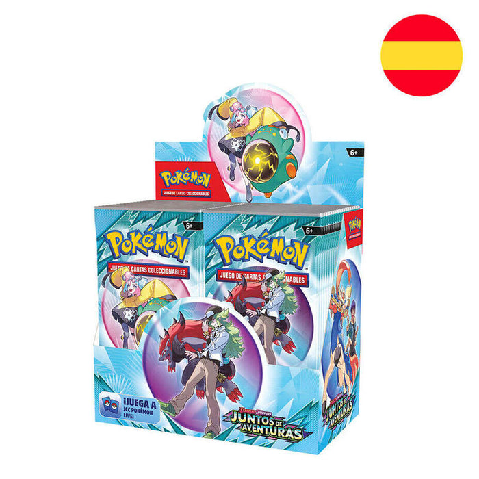 Pack De 36 Unidades - Sobre Juego Cartas Coleccionables Juntos De Aventuras Pokemon Español Surtido