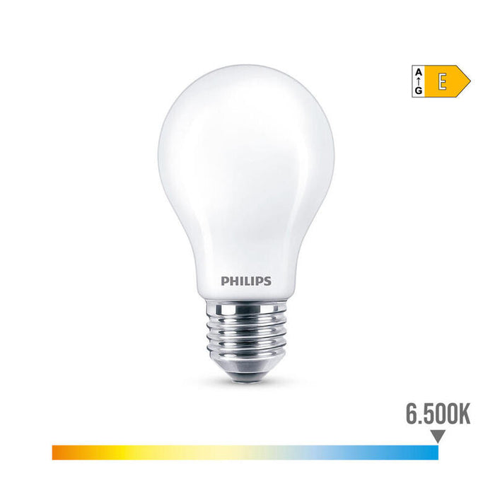 Pack De 4 Unidades - Bombilla Standard Led E27 8,5w 1.055lm 6500k Luz Fria Ø6x10,4cm. Philips