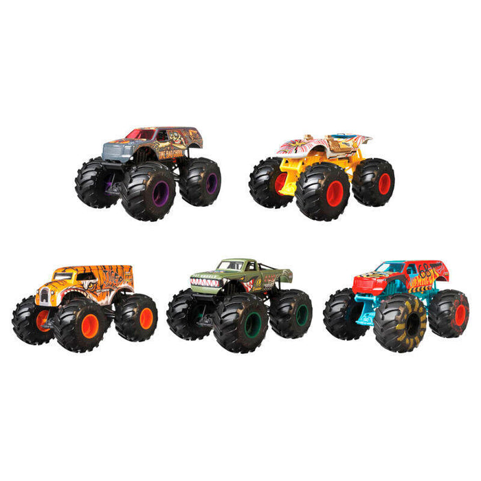 Pack De 4 Unidades - Coche Monster Trucks Hot Wheels Surtido