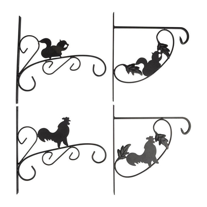 Pack De 4 Unidades - Colgador De Macetas Modelos Surtidos 28 X 25 X 1,6cm Kinzo