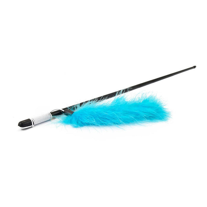 Pack De 4 Unidades - Juguete Para Gatos Vara Con Pluma De Colores 48cm Nayeco Colores / Modelos Surtidos