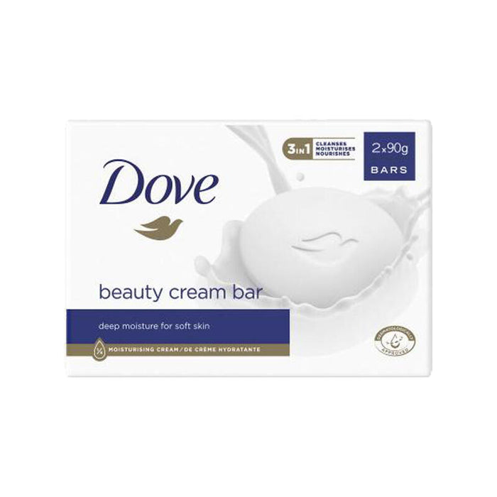 Pack De 4 Unidades - Pack Dove Jabón En Pastilla 2x90g.