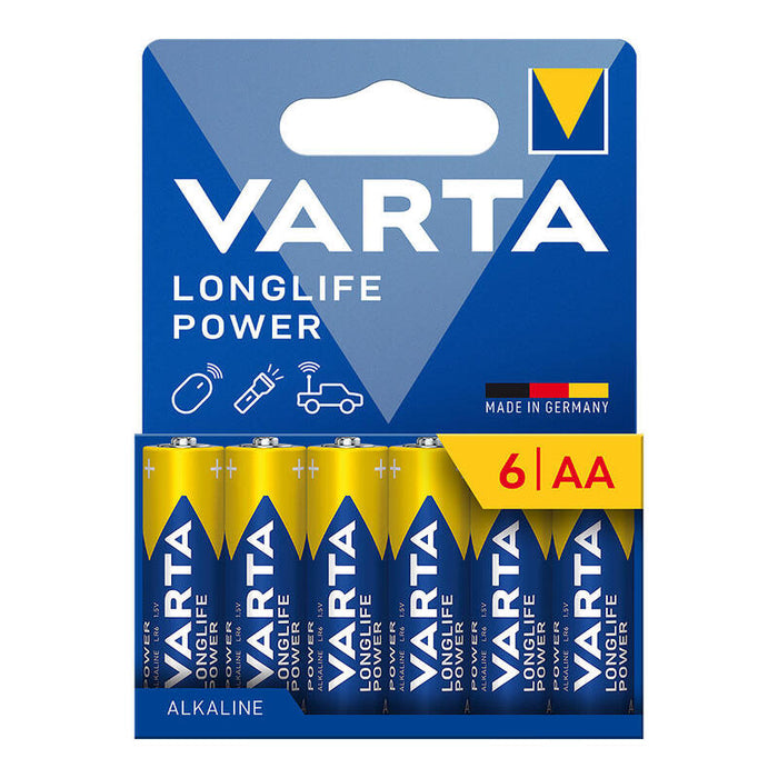 Pack De 4 Unidades - Pila Alkalina Longlife Power Aa - Lr06 (Blister Cartón 6 Uds) Ø14,5 X 50,5 Mm