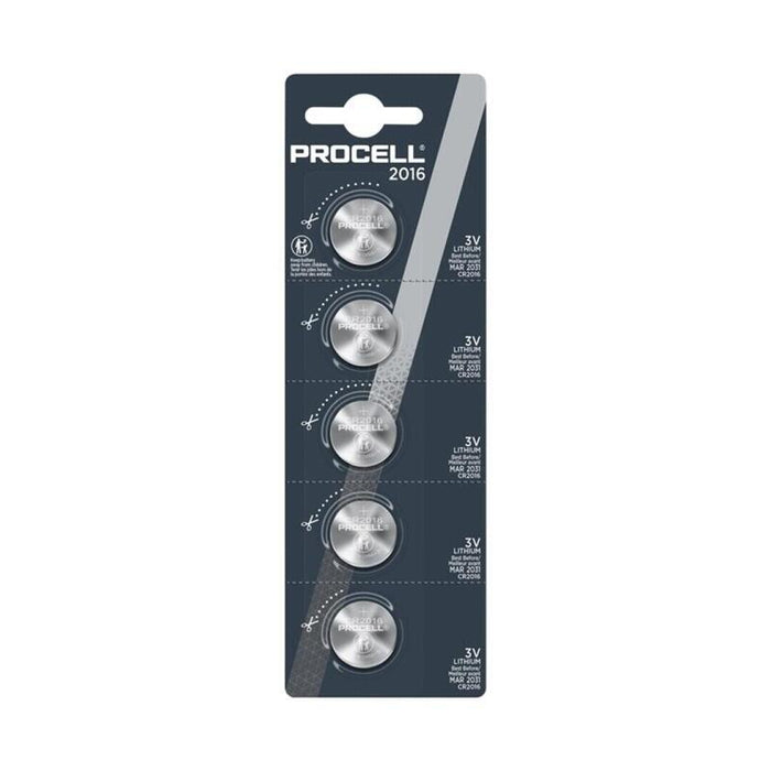 Pack De 4 Unidades Procell Pila Boton Litio Cr2016 3v Blister*5 Precio Ud Min Pedido 4 Uds
