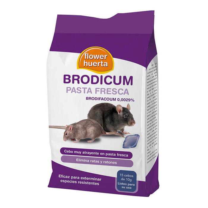 Pack De 4 Unidades - Raticida Brodicum Pasta Fresca 150 G