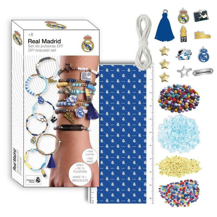 Pack De 4 Unidades - Set Crea Pulseras Real Madrid