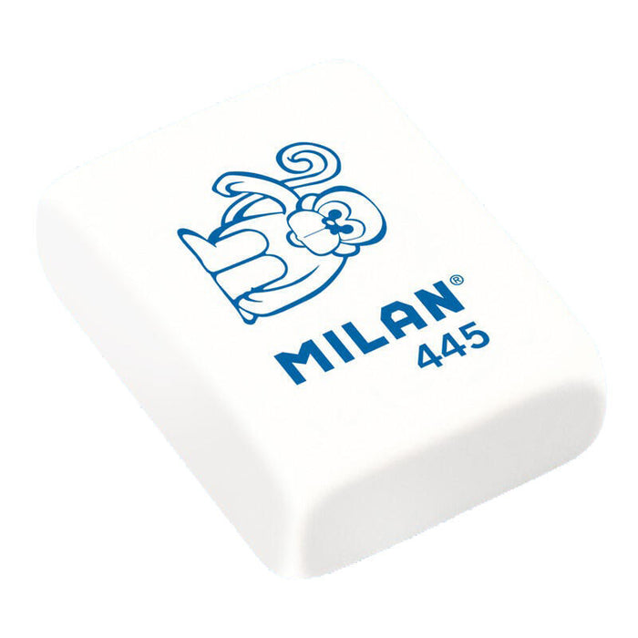 Pack De 45 Unidades Milan 445 Goma De Borrar Rectangular - Miga De Pan - Caucho Sintetico - Dibujos Infantiles - Colores Surtidos