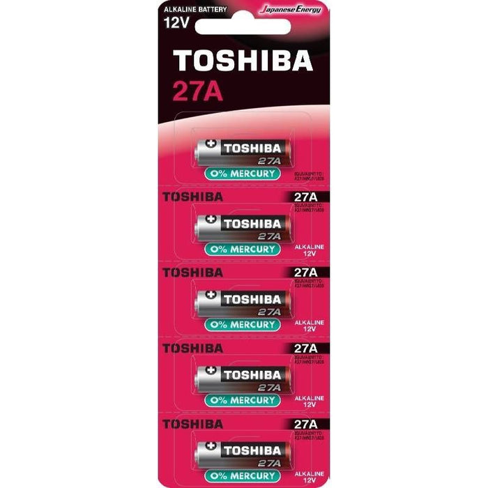 Pack De 5 Pilas 12v Toshiba 27a 12v Alcalinas