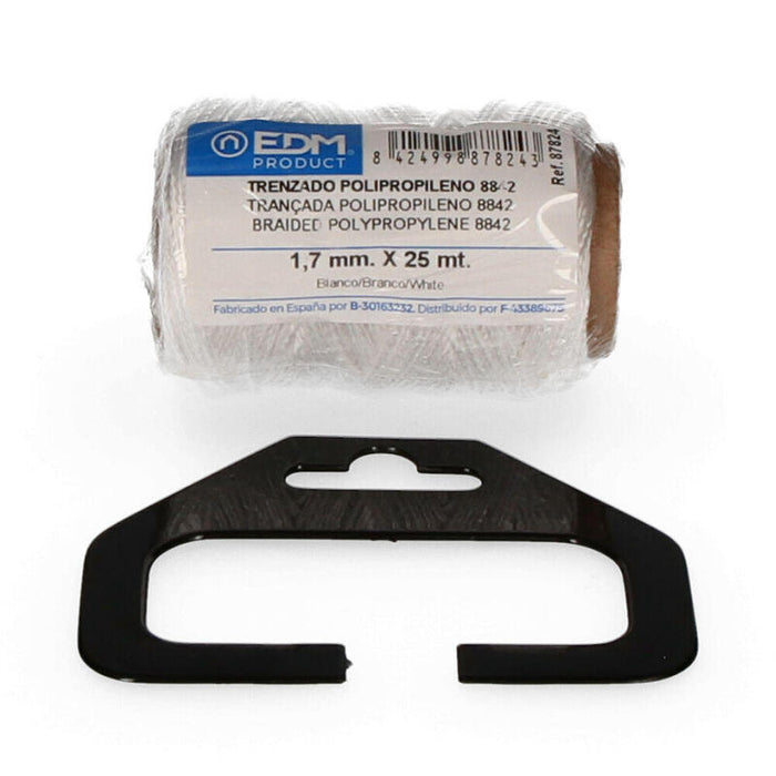 Pack De 5 Unidades - Bobina Trenzada Polipropileno 8842 25m Blanco Edm