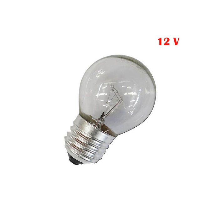 Pack De 5 Unidades - Bombilla Incandescente Esferica Clara 60w E27 12v