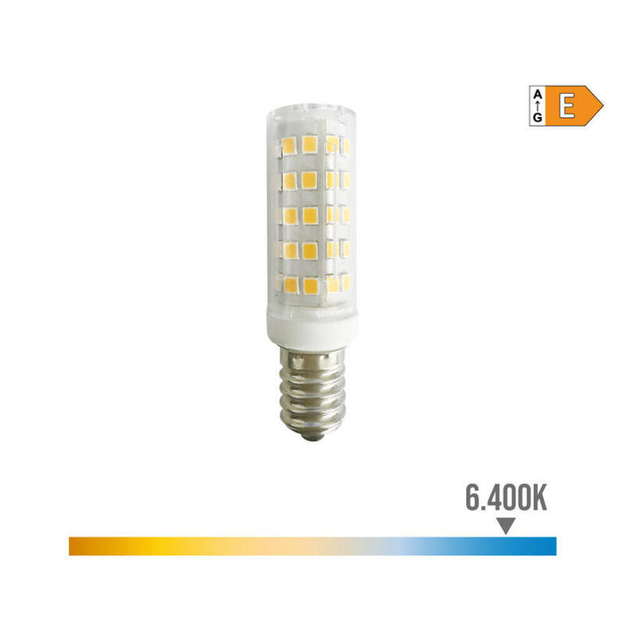 Pack De 5 Unidades - Bombilla Tubular Led E14 6,5w 800lm 6.400k Luz Fría. Edm