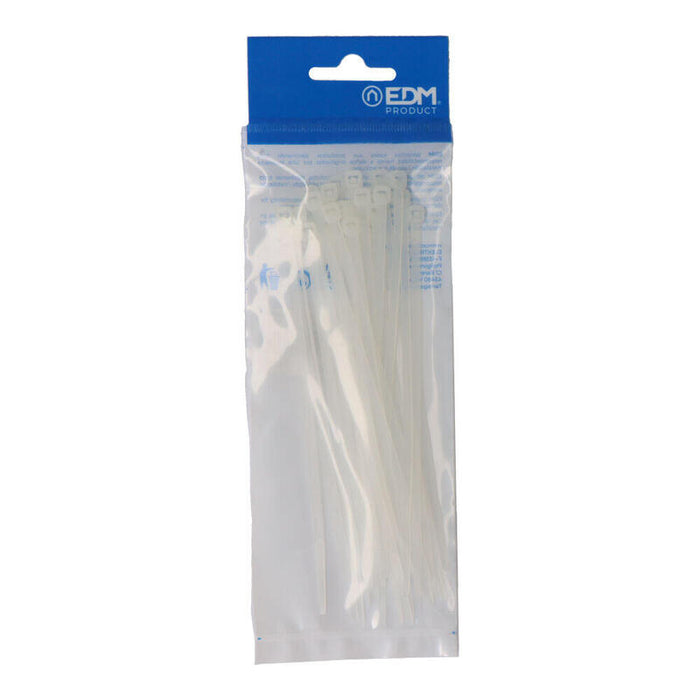 Pack De 5 Unidades - Bridas Natural 150x3,5mm Nylon Alta Calidad (Blister 25 Unid.) Edm