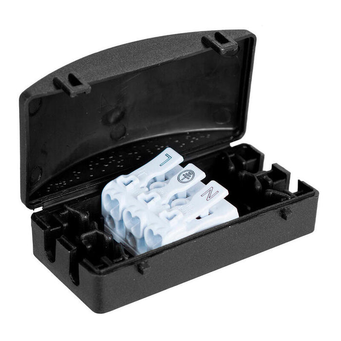Pack De 5 Unidades - Caja De Conexion Para Iluminacion Ip20 Black Series Solera (Retractilado) Bk-L3p