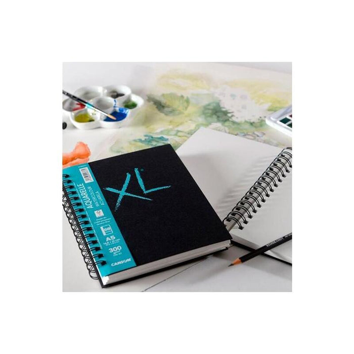Pack De 5 Unidades Canson Bloc Dibujo Xl Aquarelle 34h A5 Blanco