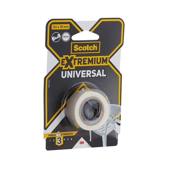Pack De 5 Unidades - Cinta Americana Extremium 3 Universal, 3 M X 19 Mm, Blanca