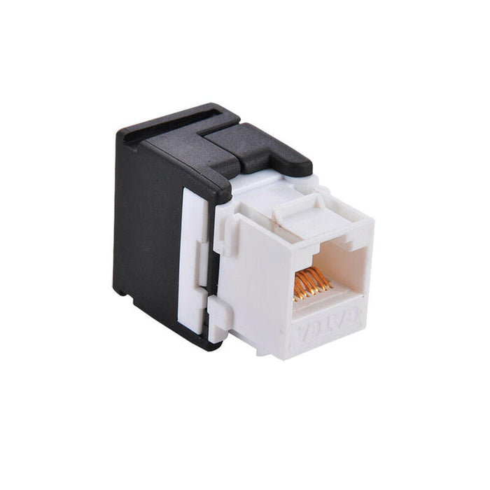 Pack De 5 Unidades - Conector Hembra Rj45 Utp Cat.6 Keystone 180°