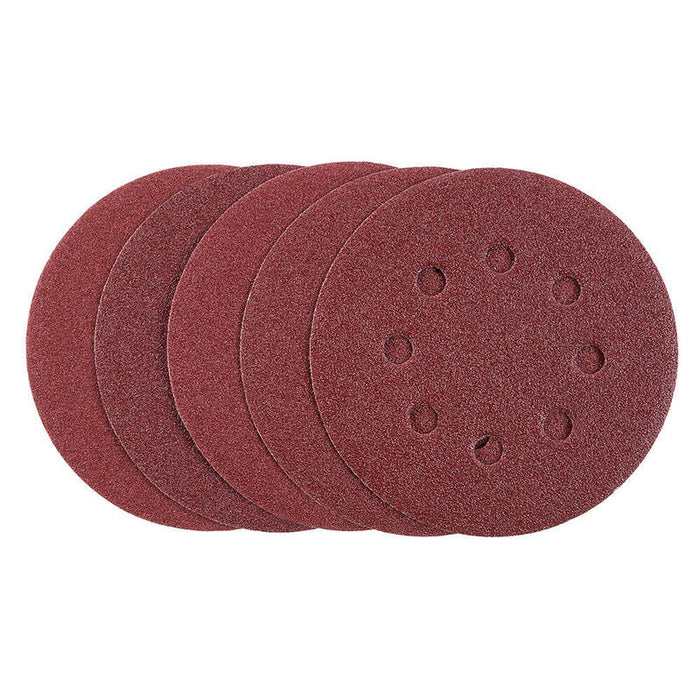 Pack De 5 Unidades - Discos Lijadora Roto-Orbital 80 G Ø125 Mm - 5 Uds