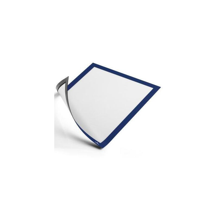 Pack De 5 Unidades Durable Marco Informativo Magnetico Duraframe A4 Azul Oscuro