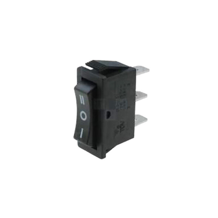 Pack De 5 Unidades - Interruptor On-Off-On Estrecho 15a 250v Negro