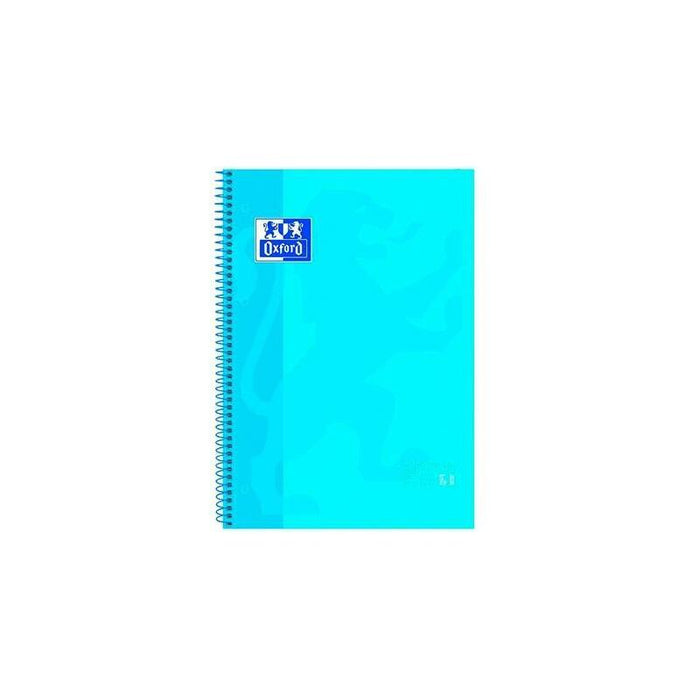 Pack De 5 Unidades Oxford Cuaderno Classic Europeanbook 1 Write&Erase 80h A4+ 5x5mm Microperforado T/Extradura Turquesa