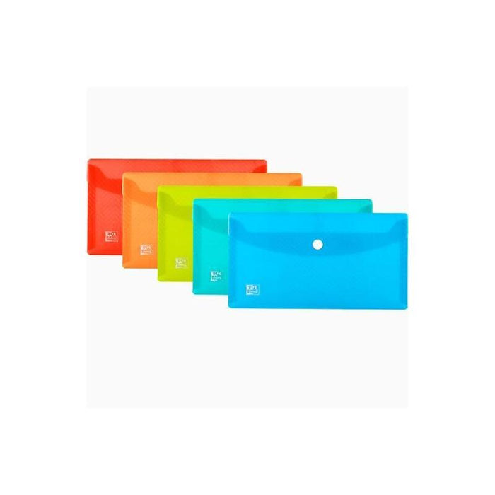 Pack De 5 Unidades Oxford Sobres Con Broche Urban 105x210 Polipropileno C/Surtidos