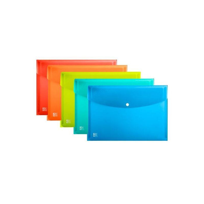 Pack De 5 Unidades Oxford Sobres Con Broche Urban A3 Polipropileno C/Surtidos