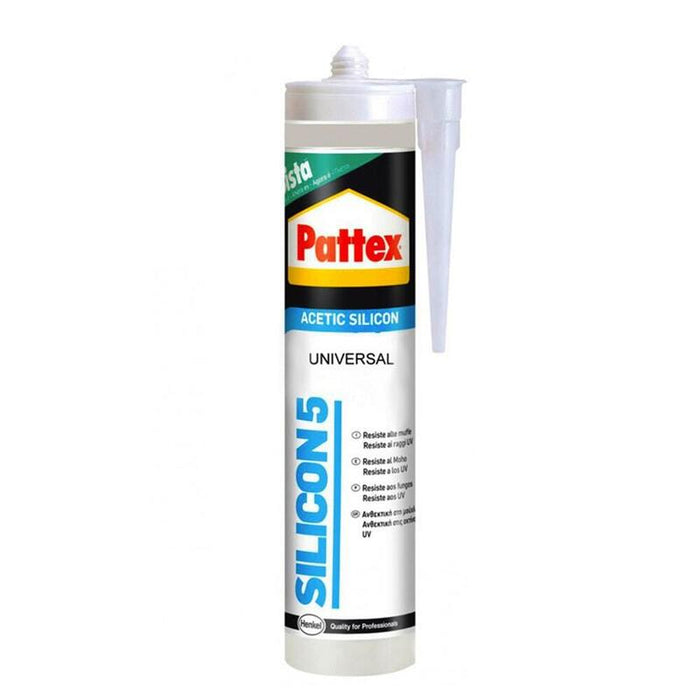Pack De 5 Unidades - Pattex Silicona Universal Transparente 280ml 1534267