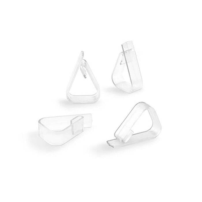 Pack De 5 Unidades - Pinza Sujeta Mantel Transparente (Blister 4 Unid.) Inofix