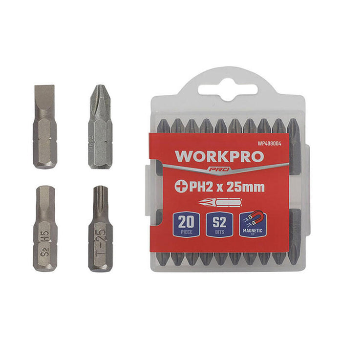 Pack De 5 Unidades - Puntas Magnéticas H6 X 25 Mm, Juego De 20 Piezas