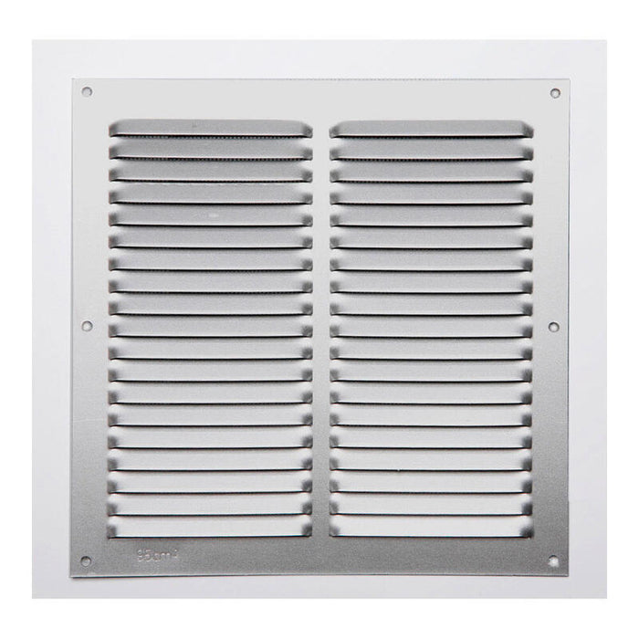 Pack De 5 Unidades - Rejilla S/Borde De Aluminio 0.6 Natural 200x200mm