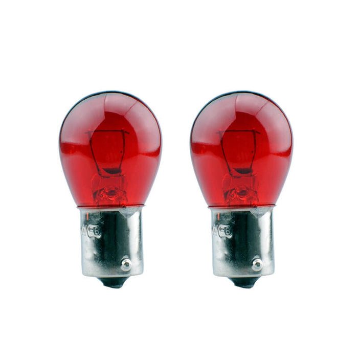 Pack De 5 Unidades - Set De 2 Bombillas Coche 12v 21w Bau 15 S Ambar 1 Polo