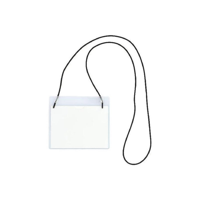 Pack De 50 Unidades Grafoplás Portadistintivo C/Goma Elástica 95x110mm Pvc Rígido Transparente