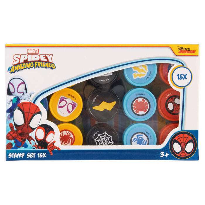 Pack De 6 Unidades - Blister 15 Sellos Spiderman Marvel