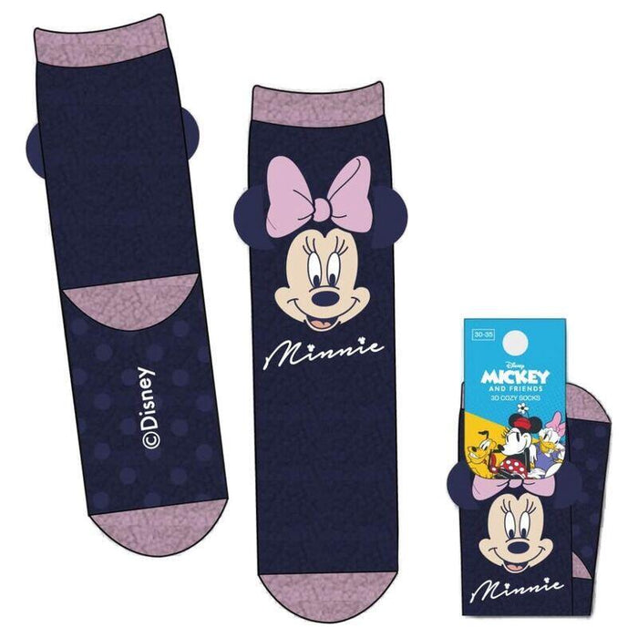 Pack De 6 Unidades - Calcetines Antideslizantes Minnie Disney