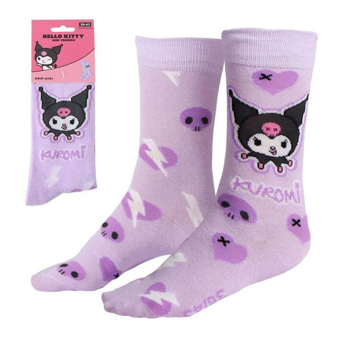 Pack De 6 Unidades - Calcetines Kuromi Hello Kitty