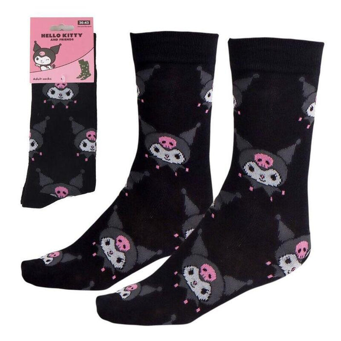 Pack De 6 Unidades - Calcetines Kuromi Hello Kitty