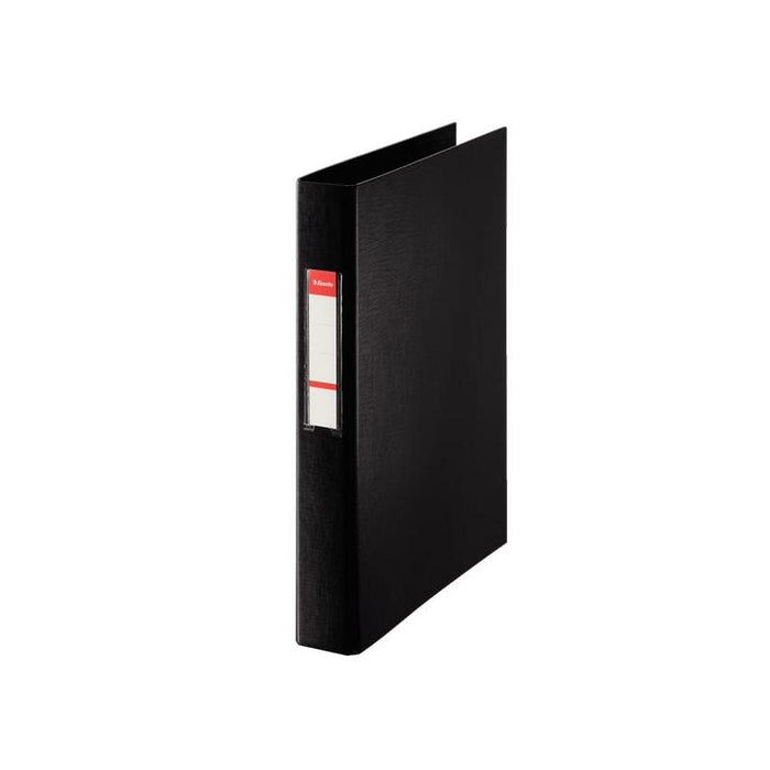 Pack De 6 Unidades Esselte Carpeta De Anillas - Formato Folio - Capacidad Para 190 Hojas - 2 Anillas De 25mm - Color Negro