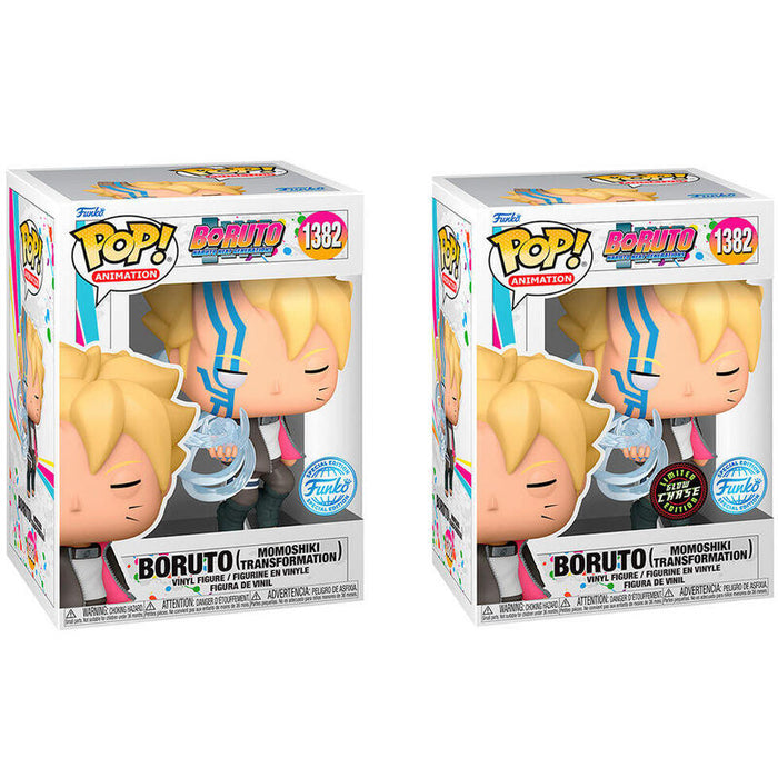 Pack De 6 Unidades - Figura Pop Boruto - Boruto Momoshiki Transformation Exclusive 5 + 1 Chase