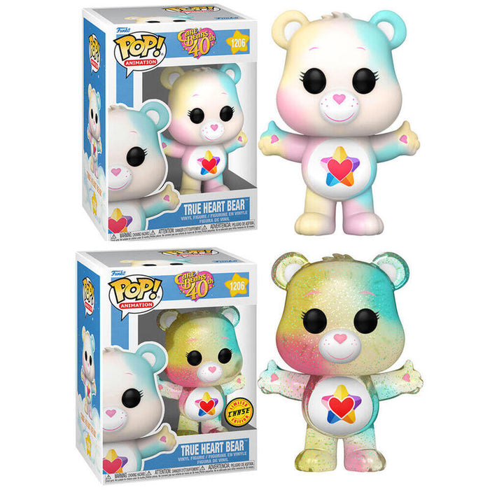 Pack De 6 Unidades - Figura Pop Care Bears 40th Anniversary True Heart Bear 5 + 1 Chase