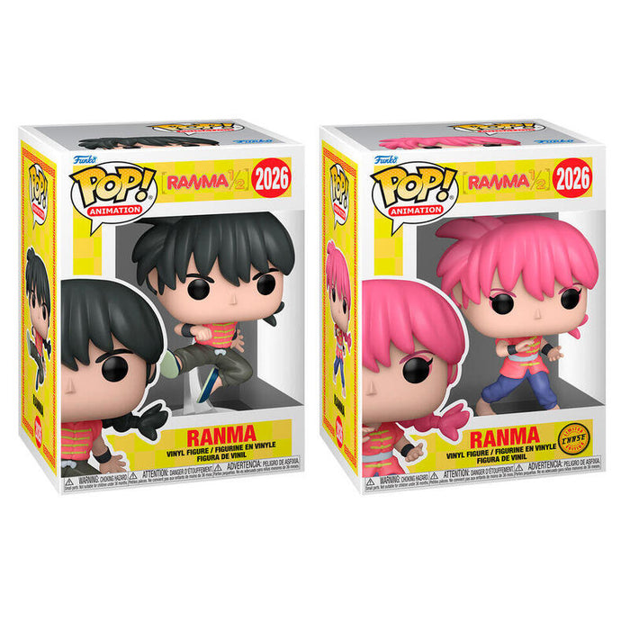 Pack De 6 Unidades - Figura Pop Ranma 1/2 - Ranma 5 + 1 Chase